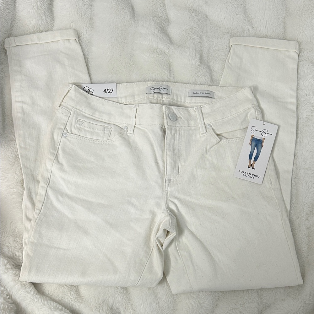 Jessica Simpson Rolled Crop Skinny Jeans